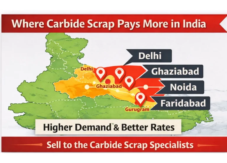 Tungsten carbide scrap prices are higher in Delhi NCR and North India – Carbide Scrap Buyers